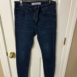 Express Dark Wash Super Skinny Jeans
